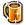Goldener Malzbierkrug